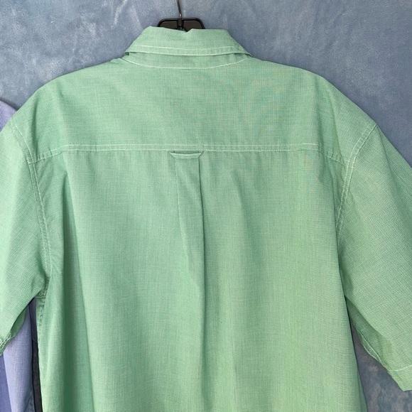2 NWOT Ralph Lauren Chaps checked s/s button-front shirts/2 for less $ than 1 - Picture 8 of 10